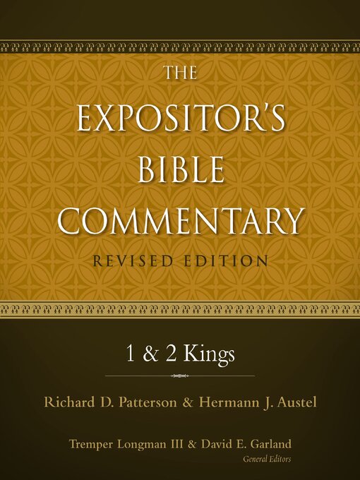 Title details for 1 and 2 Kings by Richard D. Patterson - Available